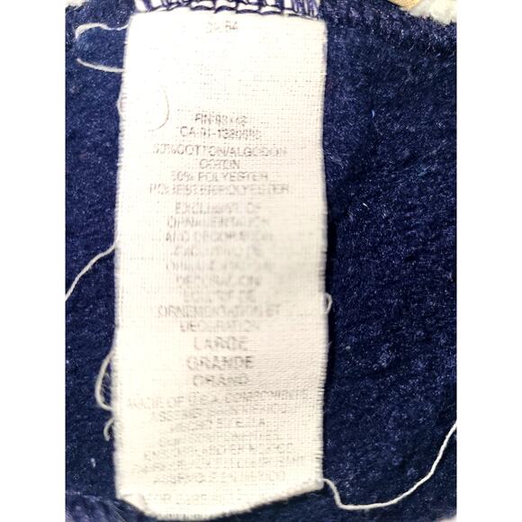 VTG Top Stitch by Morning Sun Double Crew Embroidered Christmas Sweatshirt L USA - Picture 7 of 7